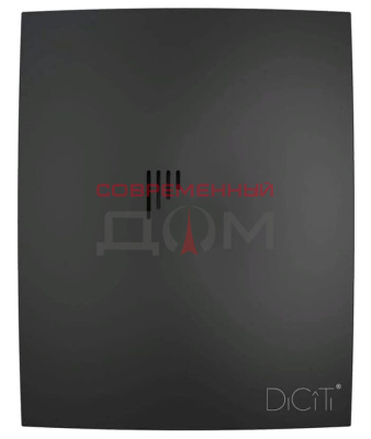 Вентилятор накладной BREEZE D125 обр.клапан Matt black DICITI 